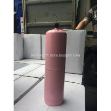 Refrigerant gas steel pressure cylinder